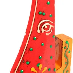 apkamart spectacle holder wooden stand | eyeglass holder desk organizer Decorative Showpiece - 15 cm image 3