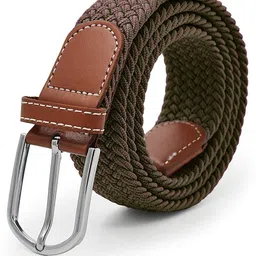 youth robe Women Brown Fabric Belt image 4