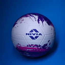 nivia Super Storm, Rubber Moulded, Ideal For Natural Grass and Artificial turf Football - Size: 5 image 2