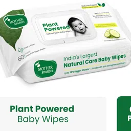 mother sparsh Plant Powered Natural Baby Wipes with 98% Water & Cucumber Extract-picture-17