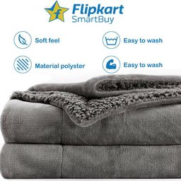 flipkart smartbuy Solid Double AC Blanket for AC Room-picture-3