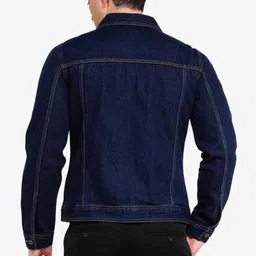 zaratrend Men Solid Denim Jacket image 2