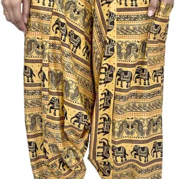 viku Printed Cotton Women Harem Pants-picture-11