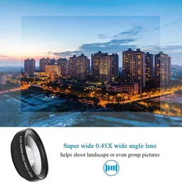 DRUMSTONE 2-in-1 Camera Lens Kit|0.45X Wide Angle Lens + 15X Macro Lens Mobile Phone Lens image 3