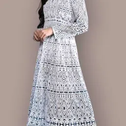 houseofcommon Net Stitched Anarkali Gown image 1