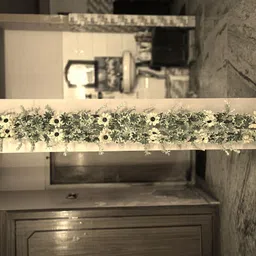 kingstyle impex Artificial Flowers Home Decoration Vine Creepers Plant Wall Hanging Chain 2116I Multicolor Sunflower Artificial Flower image 3