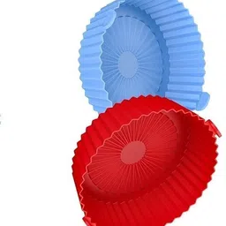 Silicone Air Fryer Basket Liners Round Reusable Model_15 Airfryer Tray-image-95