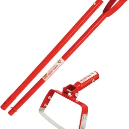 Heavy Duty Oscillating Stirrup Hoe 7.5 Inch| Long Steel Handle 2–4 Ft Adjustable Garden Tool Kit-image-6