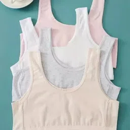 charmmode Pack of 4 Women Sports Non Padded Bra-picture-28