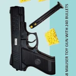 harsun BLACK AND WHITE MAUSER TOY GUN WITH 240 BULLETS Guns & Darts-picture-10