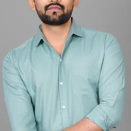 voroxy Men Regular Fit Solid Spread Collar Casual Shirt-picture-23