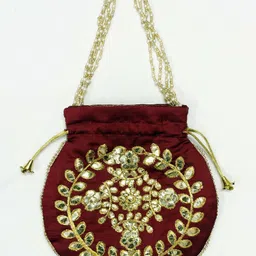 rajasthali Women Maroon Potli-picture-17