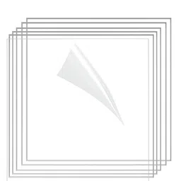 gifthai Acrylic Sheet | Glass-Like Finish | 2.5mm | 8x8 Inches | Pack of 6 | 8 inch Acrylic Sheet-picture-25
