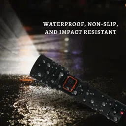 life creation ONE Km High Power Zoomable & Type-C Torch (Black, 15 cm, Rechargeable)-6A15 Torch image 3