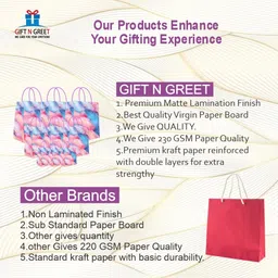 gift n greet GNG_207 B_trendy paper bags Solid Party Bag image 5