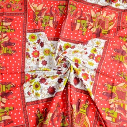 riya fabrics 140 TC Cotton Single Jaipuri Prints Flat Bedsheet image 3