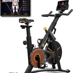 Flexbike Bluetooth-Enabled Smart Indoor Exercise Bike with Classes on App Spinner Exercise Bike-image-5