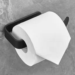 plantex Aluminum Tissue Paper Holder/Tissue Paper Holder(978, Black) Pack of 1 Aluminium Toilet Paper Holder-picture-21