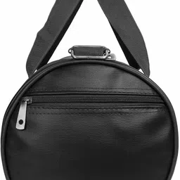 rainox 23 L Gym Duffel Bag - Premium leatherette fabric Black Gym Bag, Sports Duffel Bag for Men & Women - Black image 3