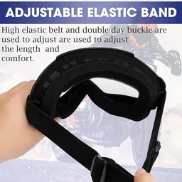 pragati urza Anti Scratch UV Protective Face Mask Eyewear Windproof Dirt Shield Welding, Wood-working Safety Goggle image 4