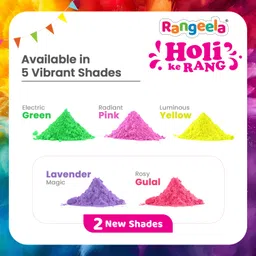 rangeela Rosy Gulal, Holi Ke Rang Colours Non Toxic, Easily Washable & Safe on Skin Holi Color Powder Pack of 1 image 4