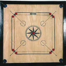 satya 32 Inch Wooden Carrom Board With Striker, Wooden Coins and Boric Powder 5 cm Carrom Board-picture-26