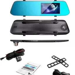msnp 5inch Dual Lens HP1080p Car DVR DashCam Video Recorder Universal For Car 306 Black LCD image 2