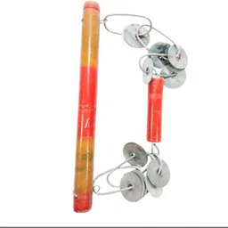 k. k. sports and musicals Wooden Lezim Dance instrument for dance and celebrations Bhapang Instrument image 2