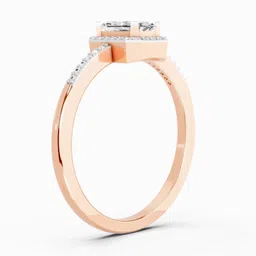 Sparkles Lab Grown Diamond 14kt Rose Gold ring image 3