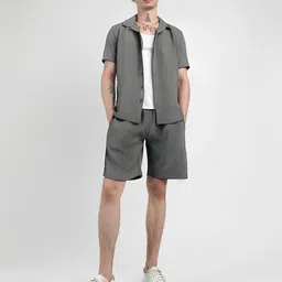 urban trees Tshirt Regular Shorts Co-ords Set image 4