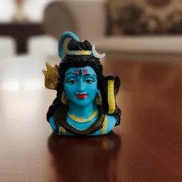 giftwa Vastu Mahadev Idol for Car | Lord Shiva Murti for Travel Safety Decorative Showpiece - 7 cm-picture-17