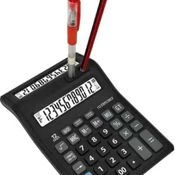 ashirwad Gltzen Standard Function Business calculator , Dual Screen with Pen Holder CT-2000 FinancialCalculator image 3