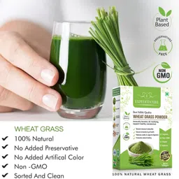 expeditecure Wheat Grass Powder | Immunity Booster, De-Toxifying, Support Healthy Metabolism image 3