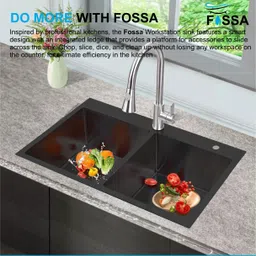 fossa FHS-23503Black Vessel Sink image 4