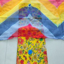 shree sadu mata saree center Floral Print Semi Stitched Rajputi Poshak-picture-21