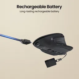 Portronics Toad Mino Rechargeable Wireless Mouse, Ultra-Compact Size, Multi-Device Pairing Wireless Ambidextrous Optical Mousewith Bluetooth image 4