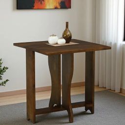 woodsworth from pepperfry Alesund Mango Wood Foldable 2 Seater Dining Table In Tubbaq Finish-picture-3