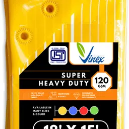 vinex 18ft X 15ft, 120 GSM | Multilayer Water Proof Tarpaulin Sheet | Truck Cover Tent - For Transportation Covers-picture-23