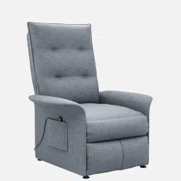 green soul Flexy 1 Seater Recliner In Grey Colour image 3