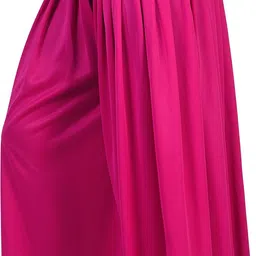 fashion bazaar Women Flared Pink Lycra Blend Trousers image 3