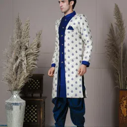 Ethzy Self Design Sherwani image 3