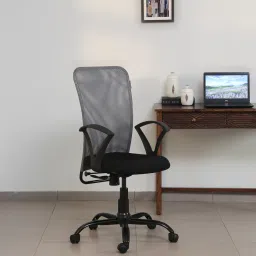 green soul Seoul Breathable Mesh Ergonomic Chair in Bold Grey Colour image 1