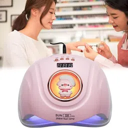 nyvaan 268W UV LED Nail Lamp, Nails Dryer for Nail Polish with Automatic Sensor 4 Timer Nail Polish Dryer image 2