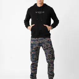 wrogn Men Full Sleeve Solid Sweatshirt image 4