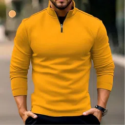 lecowar Men Full Sleeve Solid Sweatshirt-picture-22