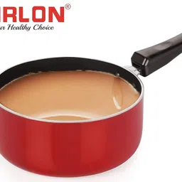 nirlon Non Stick Food Grade Quality Aluminium Sauce Pan/Milk Pan/Coffee Pan/Tea Pan Sauce Pan 17 cm diameter 1.5 L capacity image 5