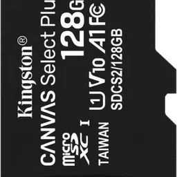 KINGSTON Canvas Select Plus 128GB microSD Card Class 10 UHS-I speeds up to 100MB/s with Adapter (SDCS2/32GBIN) UHS-I 128 GB MicroSD Card Class 10 100 MB/sMemory Card Compatible with Camera, Computer, Mobile, Tablet image 4