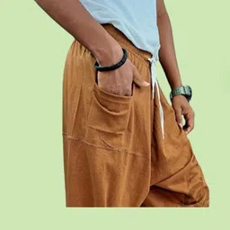 wammy Printed, Solid Cotton Men Harem Pants image 2