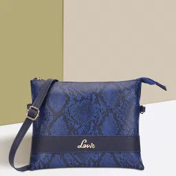 lavie Blue Women Sling Bag Python Slim Sling Bag image 2