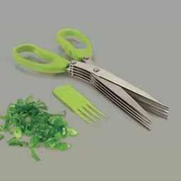guqlidab 5 Blade Stainless Steel Vegetable Dicing Kitchen Scissor Scissors-picture-40